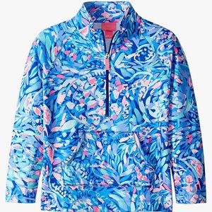 Lilly Pulitzer Little Skipper Popover- Party Wave -Med(6-7)